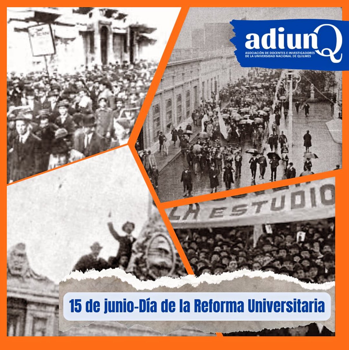 La Reforma Universitaria de 1918 como movimiento estudiantil tuvo por finalidad transformar la universidad argentina.
+ info bit.ly/3HJjBTF
#lasalidaescolectiva #endefensadelauniversidadpública #laeducaciónesunderecho @prensaconadu