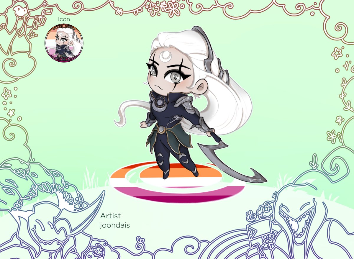 A new moon rises, as will Pride.

🎨: <a href="/joondais/">Rey | c0mms open :3</a>