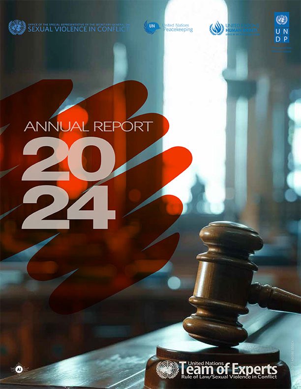endrapeinwar's tweet photo. The #UNTOExperts is the only UN Security Council-mandated mechanism to assist Member States to bring accountability for #CRSV survivors on a global basis. See how the Team delivers in 16 countries in its 2024 annual report released today. https://t.co/zxuSrTBtFA https://t.co/UTzWeT10CK