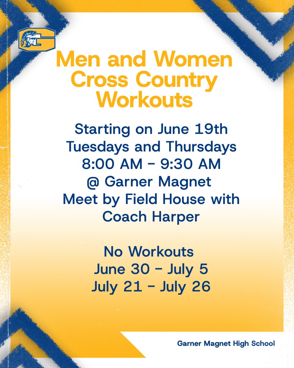 TrojanAthletics (@garnerathletics) on Twitter photo 