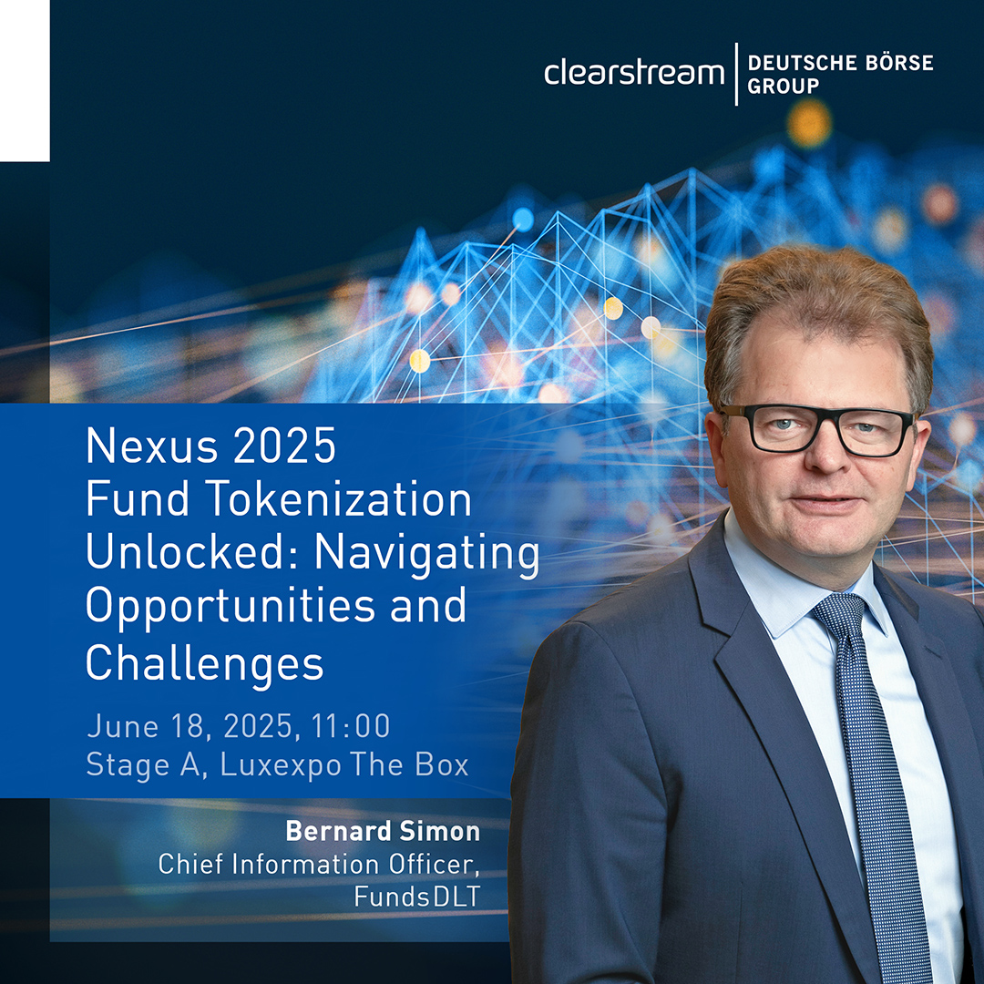 🗓️18 June | 11:00  📍Nexus Luxembourg 2050 

Our CIO Bernard Simon will join CACEIS, Franklin Templeton, ROYC Group &amp; DZ PRIVATBANK to explore what’s next for fund tokenisation.

Event info ▶️ nexusluxembourg.com

#Nexus2050  #funddistribution