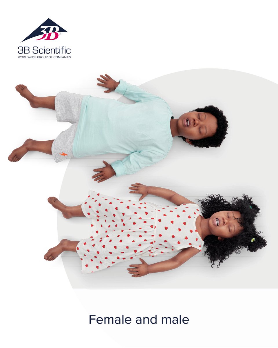 👶🏾 Introducing our new Dark Skin Toddlers 
We’re proud to present both male and female versions of our updated toddler manikins, designed with even greater realism and attention to anatomical detail.
What’s new: hubs.la/Q03scbJV0