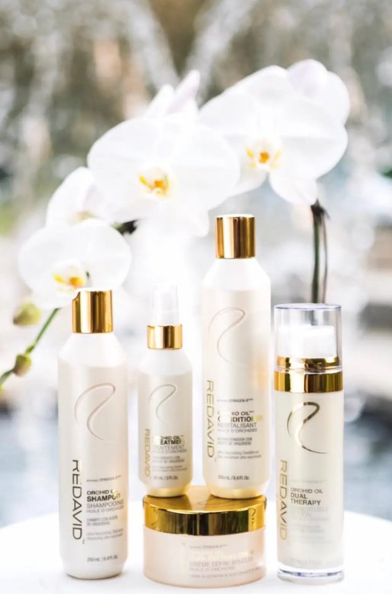 If you haven't tried <a href="/RedavidHair/">REDAVID</a>  you should be. This amazing line of professional hair care is made right here in British Columbia by Canadians. I am in love with the Orchid oil and the hairsprays are perfect. #BuyCanadian #salon #professional