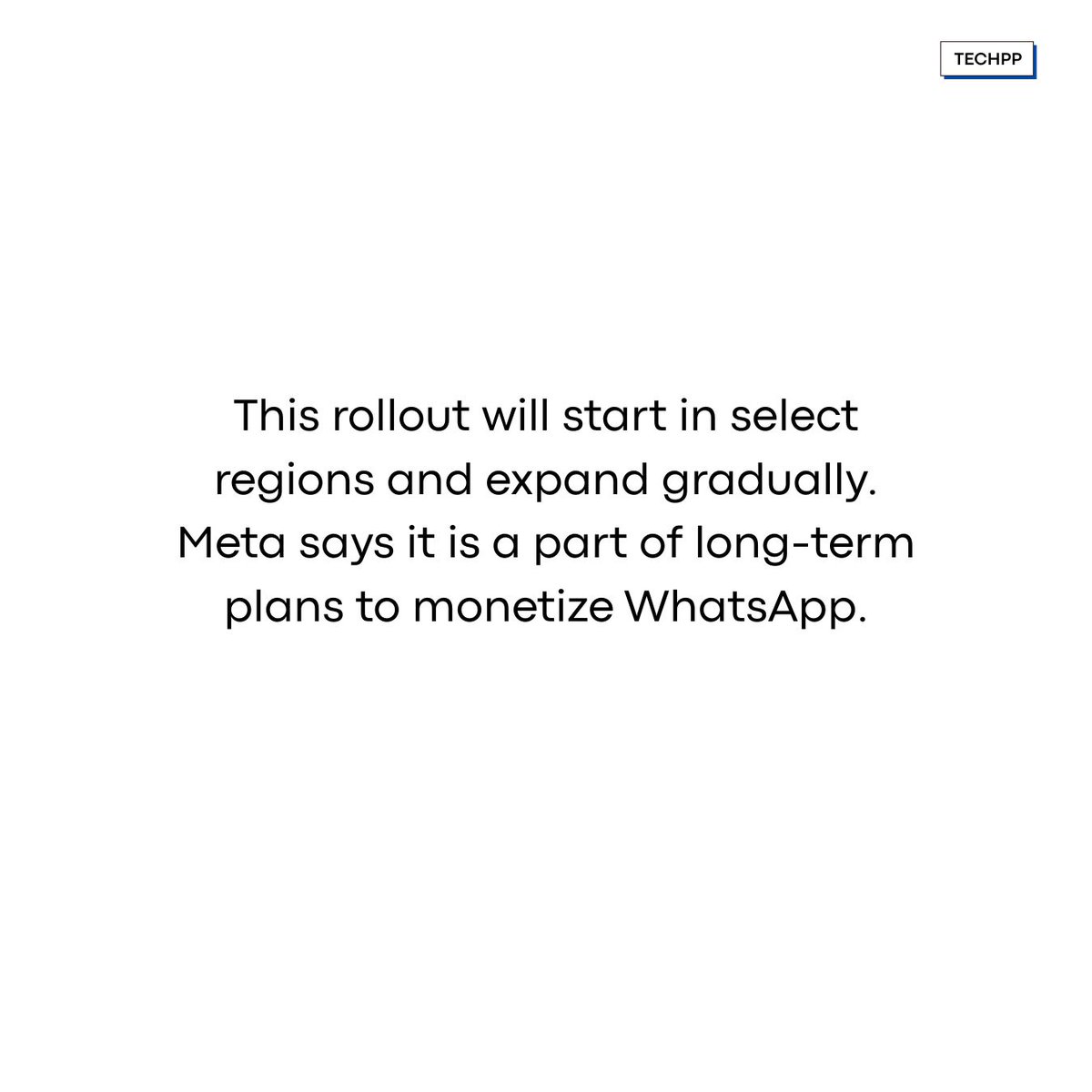 techpp's tweet photo. WhatsApp to start showing ads on the Status screen soon 

#WhatsAppAds #StatusScreen #MetaUpdate https://t.co/rbgEYUhNCI