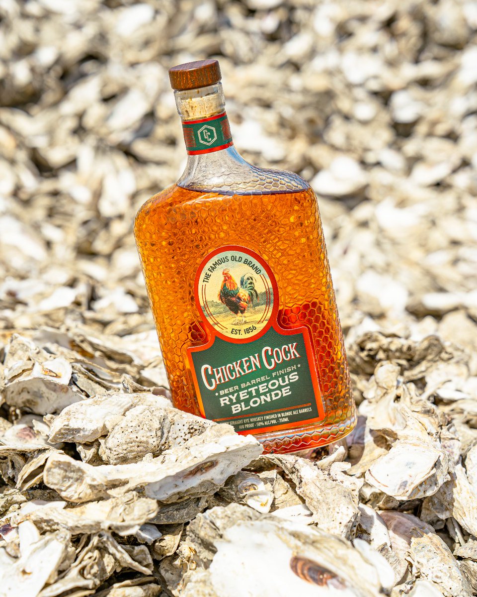 Rye Whiskey this smooth? Shuck yeah 🦪 🥃

Ryeteous Blonde, best served with a splash of salt air #ChickenCockWhiskey