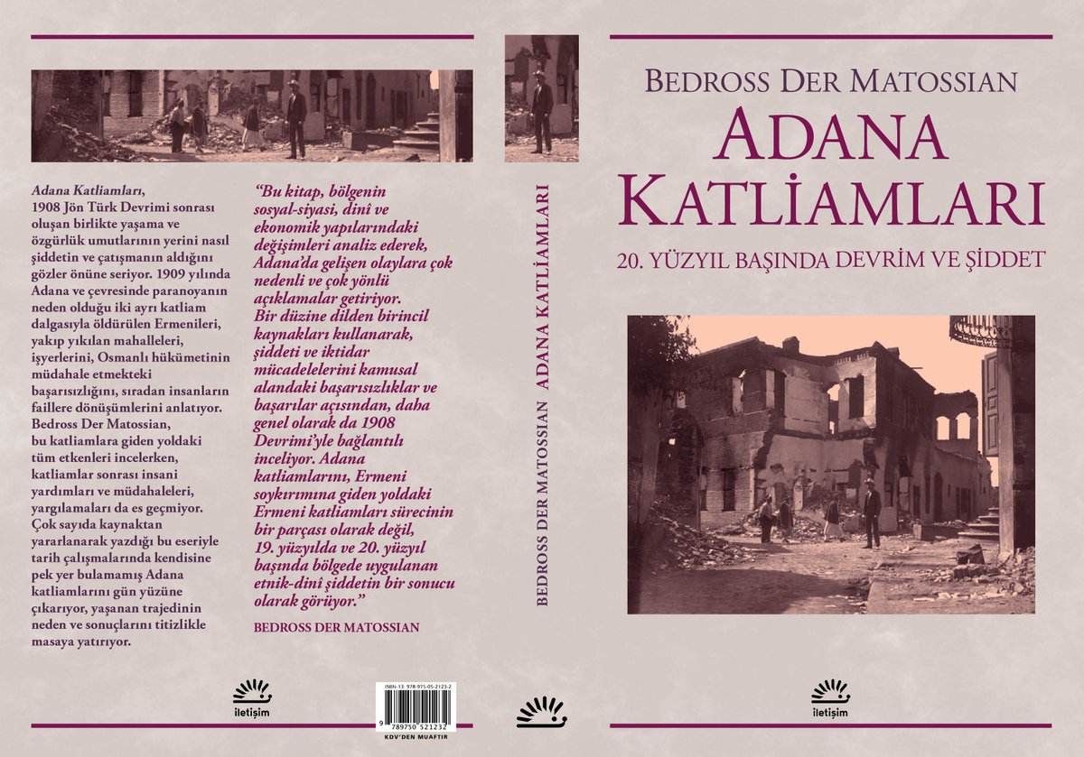 Bedross Der Matossian (@bedrossdm) on Twitter photo Happy to announce that the Turkish translation of my book The Horrors of Adana <a href="/stanfordpress/">Stanford Press</a> has just been published by İletişim Press <a href="/iletisimyayin/">İletişim Yayınları</a> . You can find the book here: iletisim.com.tr/kitap/adana-ka…
<a href="/unlcas/">Nebraska CAS</a> <a href="/UNLincoln/">University of Nebraska-Lincoln</a> <a href="/UNLHistory/">Neb. History Dept.</a> Happy to announce that the Turkish translation of my book The Horrors of Adana <a href="/stanfordpress/">Stanford Press</a> has just been published by İletişim Press <a href="/iletisimyayin/">İletişim Yayınları</a> . You can find the book here: iletisim.com.tr/kitap/adana-ka…
<a href="/unlcas/">Nebraska CAS</a> <a href="/UNLincoln/">University of Nebraska-Lincoln</a> <a href="/UNLHistory/">Neb. History Dept.</a>