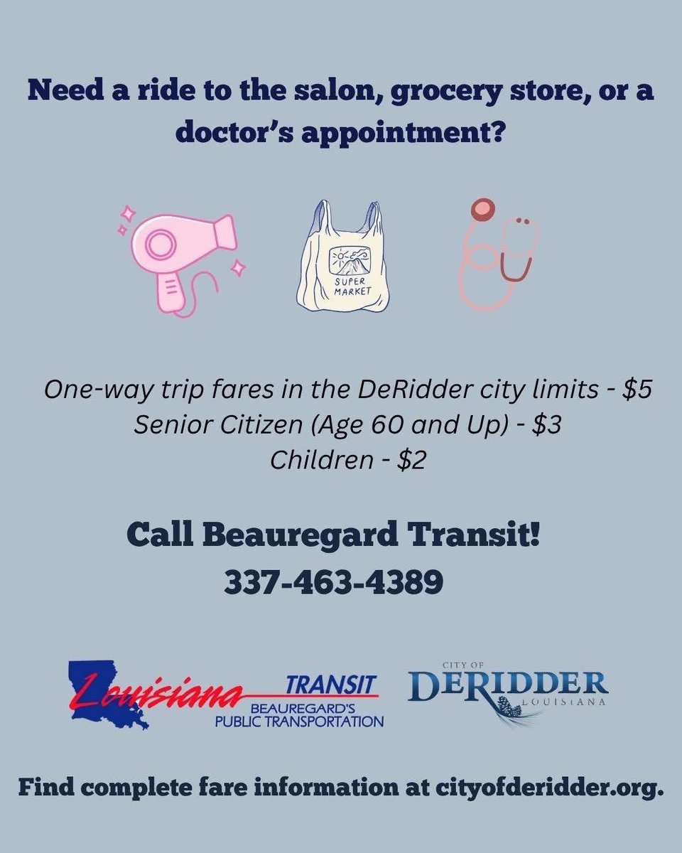 City of DeRidder (@deriddercity) on Twitter photo 