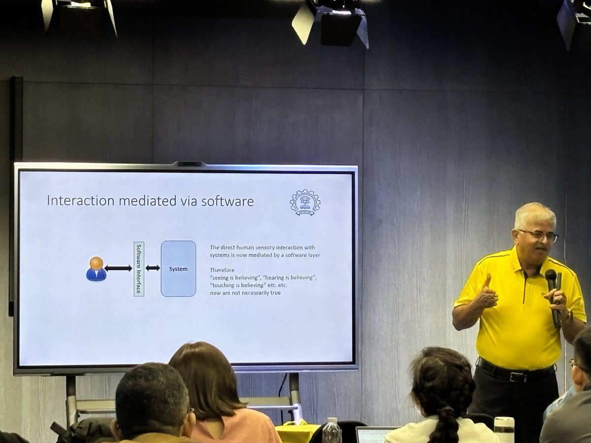 Prof. Sundeep Oberoi chaired the opening session of the 44th annual plenary meeting of the ISO/IEC/JTC1/SC7 subcommittee of the ISO &amp; IEC held in Bangkok from the 8-13 June 2025. He also delivered the keynote talk in a seminar organised by the Thailand Federation of Industry.