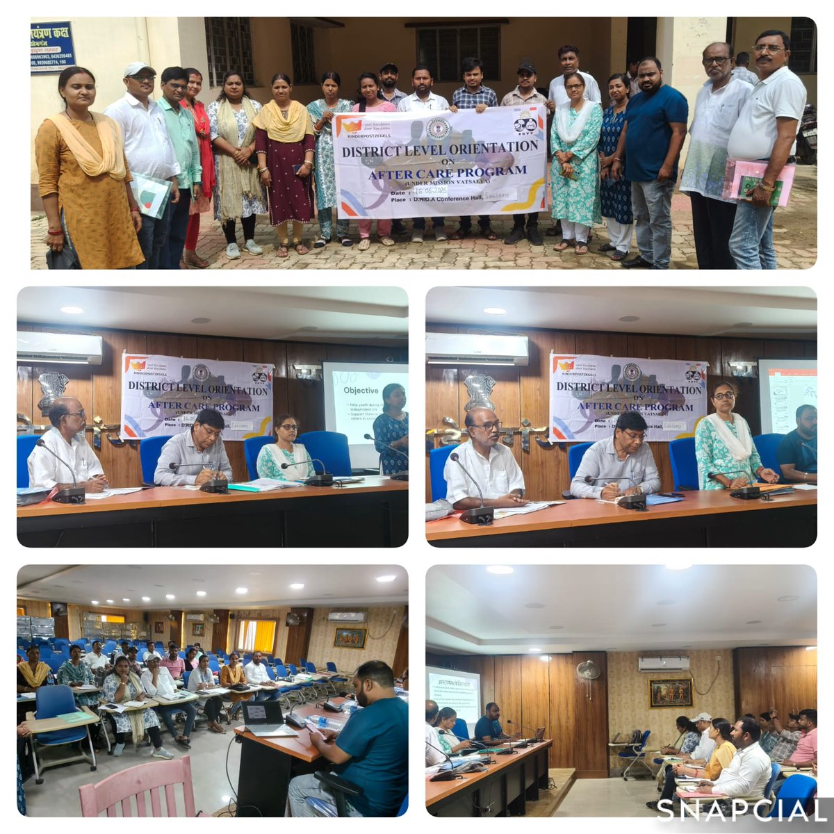 dc_sahibganj's tweet photo. मिशन वात्सल्य के तहत "झारखंड आफ्टर केयर मार्गदर्शिका 2023" पर एक दिवसीय उन्मुखीकरण कार्यशाला का आयोजन #DPRC सभागार, साहिबगंज में हुआ। कार्यशाला में आफ्टर केयर योजना की प्रक्रिया, लाभ, पात्रता व बाल अधिकारों की सुरक्षा पर विस्तार से चर्चा की गई। #MissionVatsalya #ChildWelfare https://t.co/PWaYqwZBG8