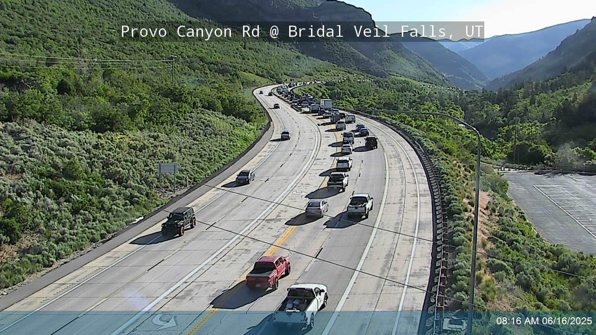 EB delays in Provo Canon between Bridal Veil Falls and Vivian Park due to on-going construction. <a href="/KSLTraffic/">KSL Traffic Updates</a>
