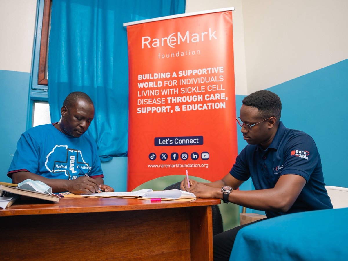 steven_B256's tweet photo. As we kick off this week. I wanted to shine a light on a very important milestone.

Last Friday, @RaremarkFdn signed an MOU with Bethlehem Healthcare in Kyotera! We’re teaming up to help more sickle cell warriors in the community &amp; across Uganda. https://t.co/91F5FzwqJL