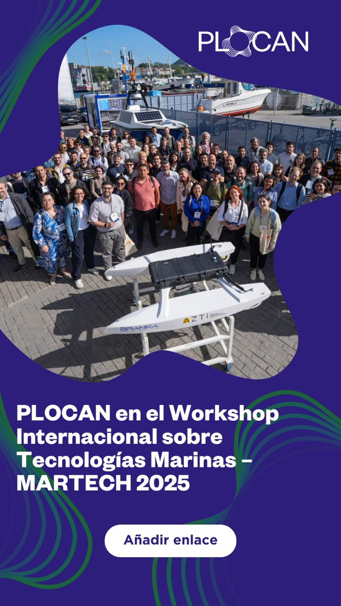 PLOCAN participó en #MARTECH2025 en Pasaia 🌊 Presentamos el CEOG, nuestras capacidades ICTS y proyectos sobre datos oceánicos e innovación marina.

🔗 Lee más: plocan.eu/plocan-en-el-w…

#PLOCAN #ICTSnews #TecnologíaMarina #EconomíaAzul