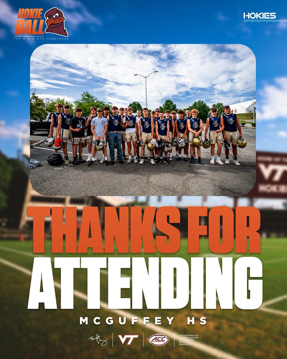 McGIronKiltClub's tweet photo. Thank you again! @HokiesFB https://t.co/s3yvVe5NMI