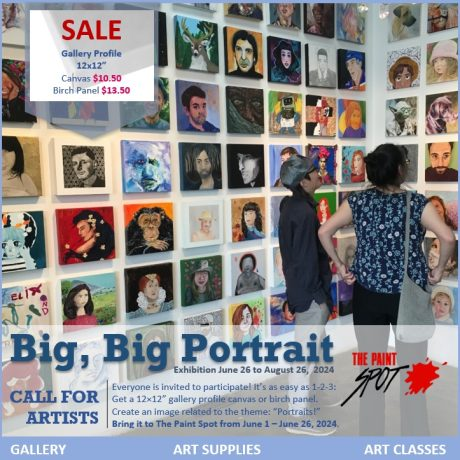 SpotCanada's tweet photo. This Summer, The Paint Spot will fill our gallery and store, from front to back and side to side, with your portraits. A piece depicting only the face or head and shoulders traditionally comprises a portrait.liking.https://t.co/gEjgIP2W85 https://t.co/iHD9yY9meg