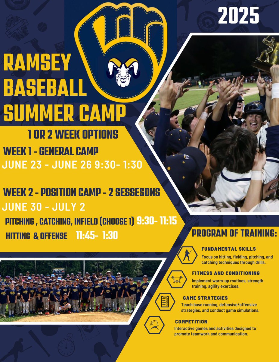 Ramsey Baseball tweet media