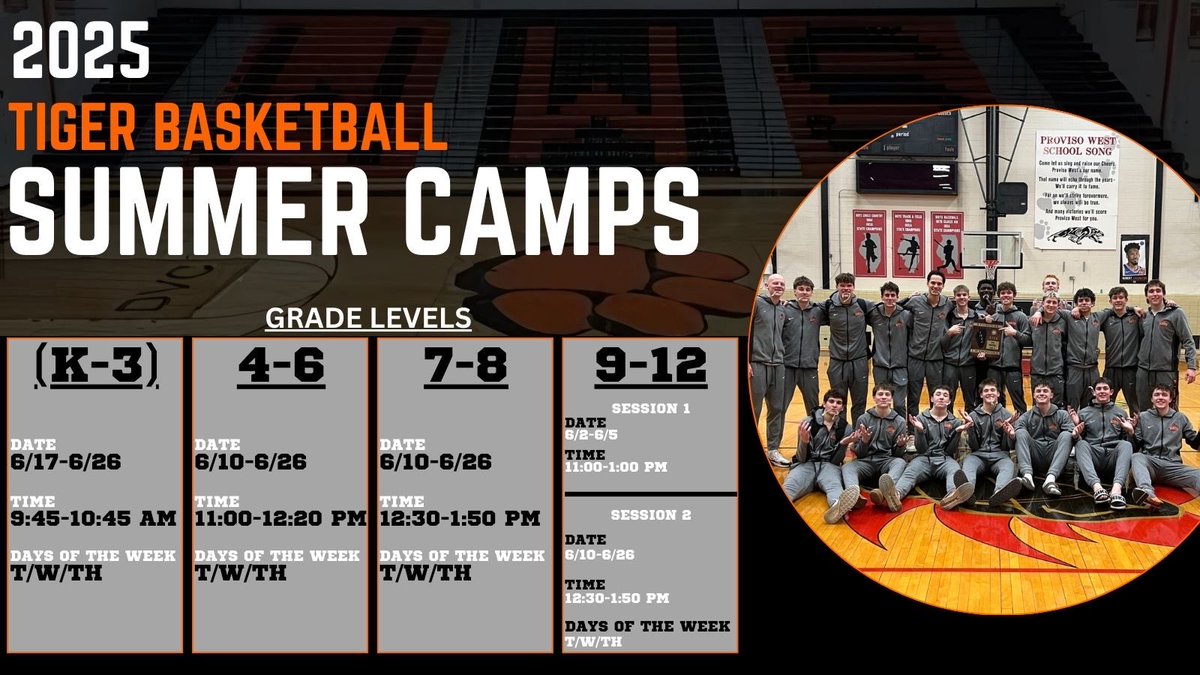 Coach Healy (@wwshoops) on Twitter photo There is still time to sign up for Little Tigers Basketball Camp. Starts tomorrow at 9:45.
<a href="/CUSD200/">CUSD 200 #YourCommunitySchools</a> <a href="/WWSHSTigerPaws/">WWSHS Tiger Paws</a> There is still time to sign up for Little Tigers Basketball Camp. Starts tomorrow at 9:45.
<a href="/CUSD200/">CUSD 200 #YourCommunitySchools</a> <a href="/WWSHSTigerPaws/">WWSHS Tiger Paws</a>
