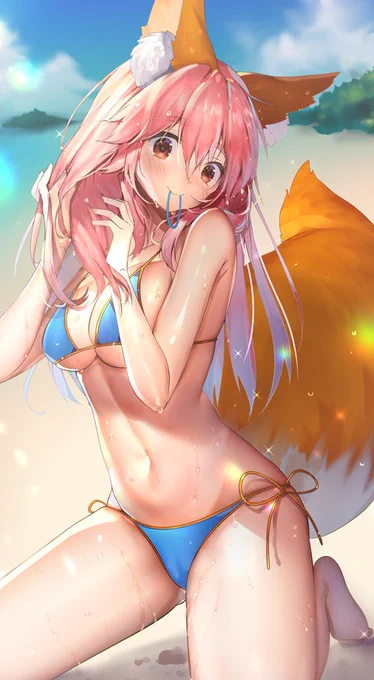 【fate】水着玉藻ちゃん #fate #玉藻の前