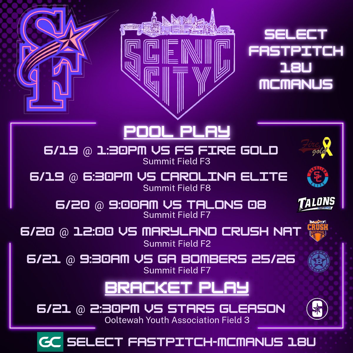 It’s on to Chattanooga!!
Excited for the chance for our young women to soak in one of the best events in America. Compete, have fun and play hard!!