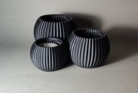 Guns3dprinting's tweet photo. 3D CANDLE HANDLE IN THREE DIFFERENT SIZES

#3D #3DPRINT #3DPRINTING #3DDESIGN #3DART #3danimations 

Print Time :8 Hours
Filament  : FILAMENT CREALITY PLA BLACK
Print Speed : 60 mm/s
Design Software : Creality Slicer https://t.co/oNyWTwbf0C