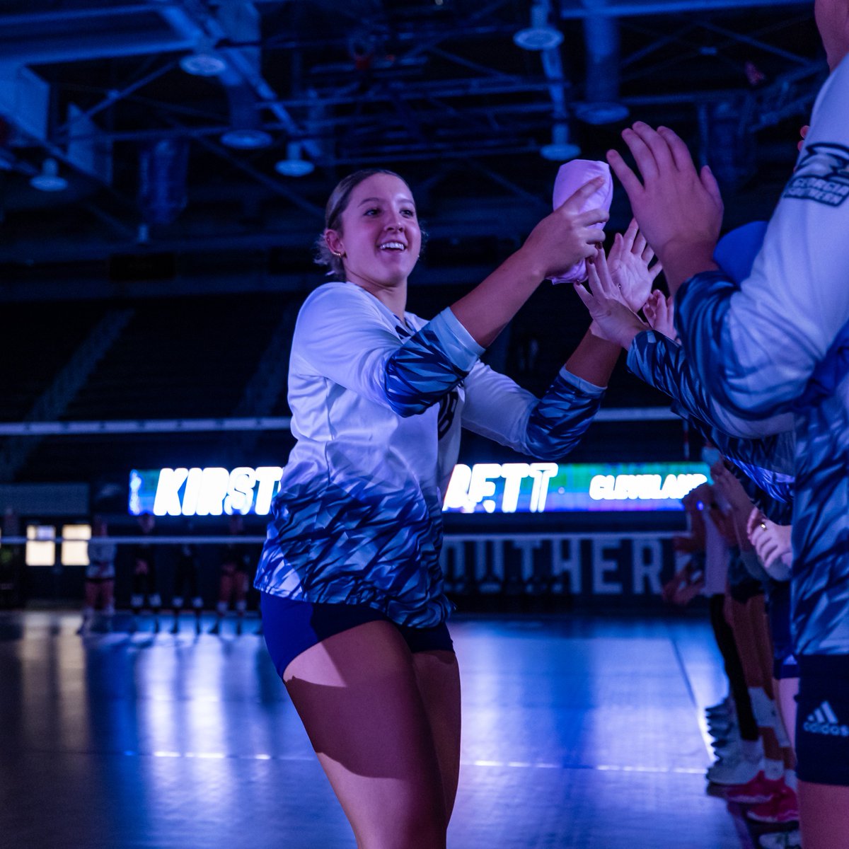 GSAthletics_VB's tweet image. Back in Hanner soon ✌️

#HailSouthern
