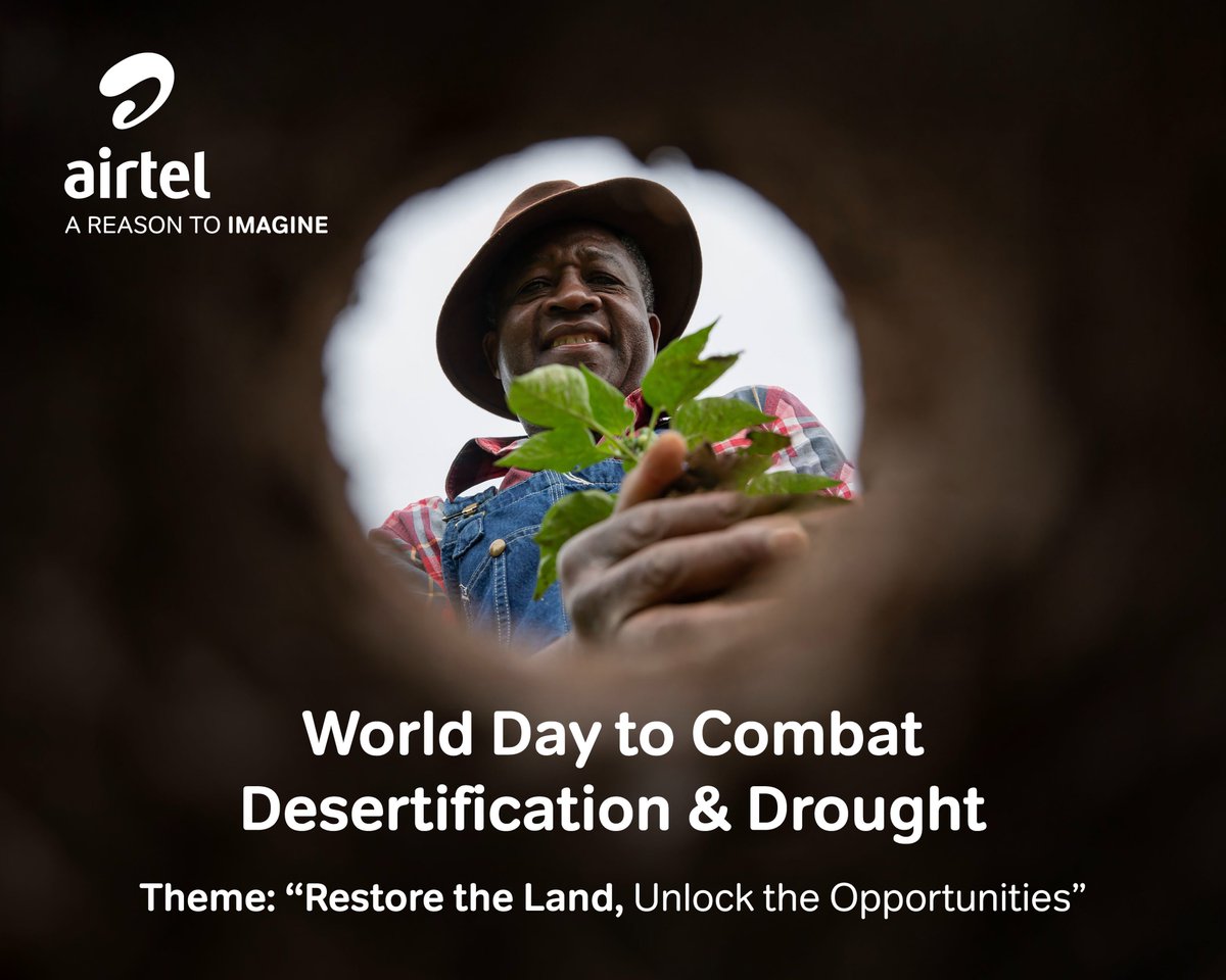 "Restore the Land, Unlock the Opportunities"​

Together, we can fight drought and land degradation one action at a time.​

#CombatDesertification