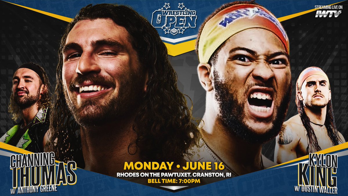 Beyond Wrestling (@beyondwrestling) on Twitter photo TONIGHT: <a href="/WrestlingOpenRI/">Wrestling Open RI</a> at Rhodes On The Pawtuxet in Cranston, RI streaming LIVE on <a href="/indiewrestling/">IWTV</a> starting at 6:45pm ET!
beyondwrestlingonline.com/rhodes
- <a href="/BryceDShook/">Bryce Donovan</a> vs. <a href="/YoungGlory__/">Brando Lee</a>
- <a href="/bearbronsonBC/">Bear Bronson</a> <a href="/TheBobbyOrlando/">Bobby Orlando</a> vs. <a href="/justgal_/">GAL</a> <a href="/nickbattee/">The Focus- Nick Battee</a>
- <a href="/liviyahpw/">LIVIYAH</a> vs. <a href="/iamtiarajames/">💎 Top Tier Tiara 💎</a> TONIGHT: <a href="/WrestlingOpenRI/">Wrestling Open RI</a> at Rhodes On The Pawtuxet in Cranston, RI streaming LIVE on <a href="/indiewrestling/">IWTV</a> starting at 6:45pm ET!
beyondwrestlingonline.com/rhodes
- <a href="/BryceDShook/">Bryce Donovan</a> vs. <a href="/YoungGlory__/">Brando Lee</a>
- <a href="/bearbronsonBC/">Bear Bronson</a> <a href="/TheBobbyOrlando/">Bobby Orlando</a> vs. <a href="/justgal_/">GAL</a> <a href="/nickbattee/">The Focus- Nick Battee</a>
- <a href="/liviyahpw/">LIVIYAH</a> vs. <a href="/iamtiarajames/">💎 Top Tier Tiara 💎</a>
