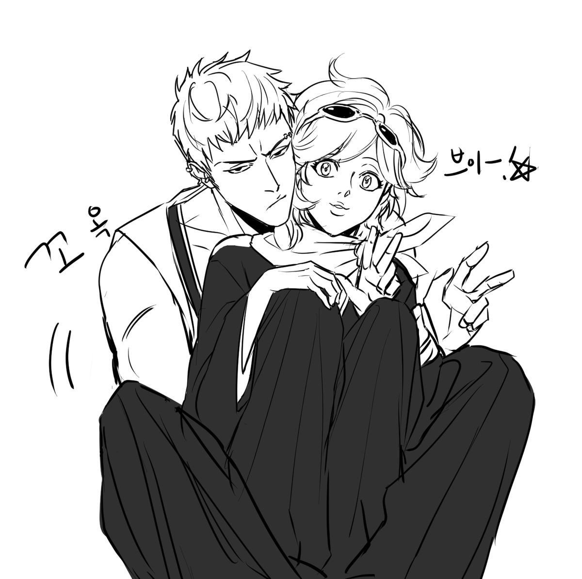 #拳白
원조 아앙이와 햇살 마시로