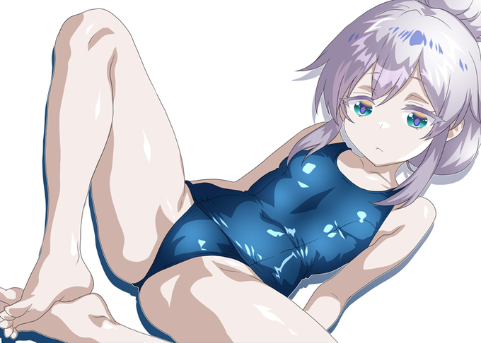 スク水ドゥちゃんに足先でつんつんされるやつΣφ三φ(:3」∠)_ 