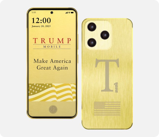 Dave Hanson (@davehanson) on Twitter photo How is this real?
Remember when <a href="/realDonaldTrump/">Donald J. Trump</a> announced a 25% tariff on Apple & Samsung phones not made in the USA?
trumpmobile.com/t1-phone How is this real?
Remember when <a href="/realDonaldTrump/">Donald J. Trump</a> announced a 25% tariff on Apple & Samsung phones not made in the USA?
trumpmobile.com/t1-phone