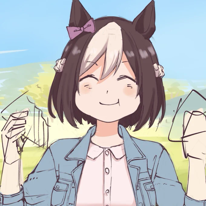 スペちゃん初めて描いてる。