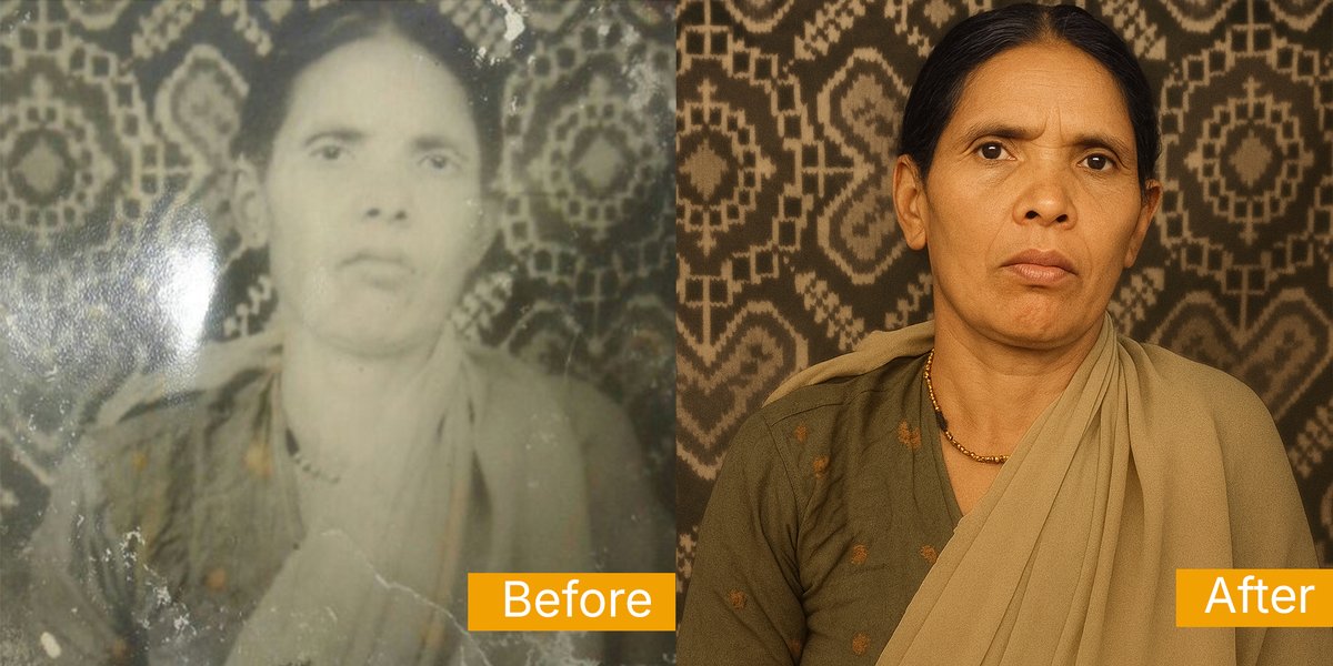 G1raob's tweet photo. We bring back your old memories! Please contact! Photo restoration service, @ very reasonable price! #Photorestoration #OldPhotoRepair #ImageEnhancement #DigitalPhotoRestoration https://t.co/H2J5g7qLUI