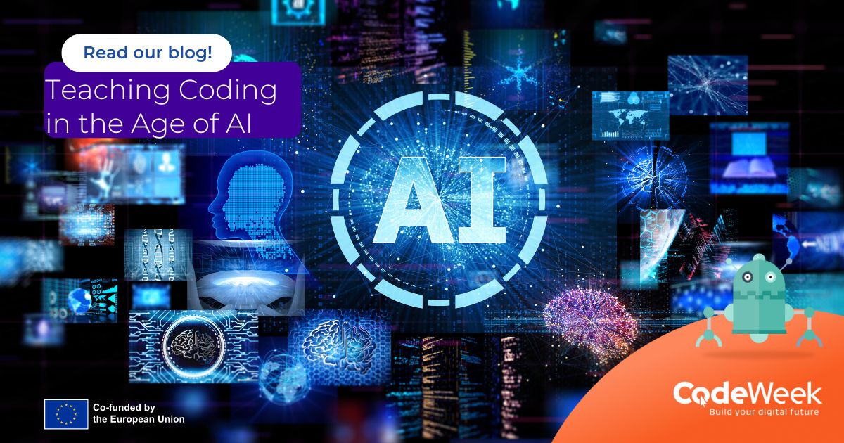 AI can write code—so what’s left to teach? 🤖💡
In 2025, coding education is about thinking with code, not just writing it.
Explore “vibe coding” and how educators can guide kids in the age of AI.
👉 ow.ly/zV2g50Wa5ak
#EUCodeWeek