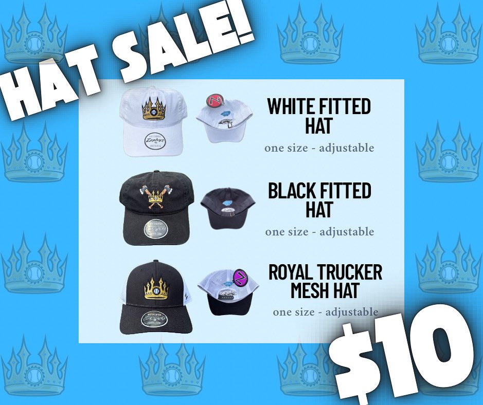 HAT SALE!
Our trucker and fitted hats are on sale for just $10 each. You can place your order on our website, or send us a message! Don’t miss out!