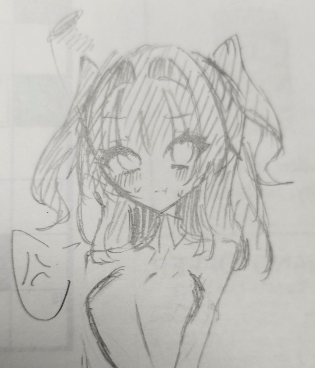 Sabunomae_2's tweet photo. 授業のらくがき
赤面愛里座
#アナログ　#イラスト https://t.co/pzYQBSNwYE