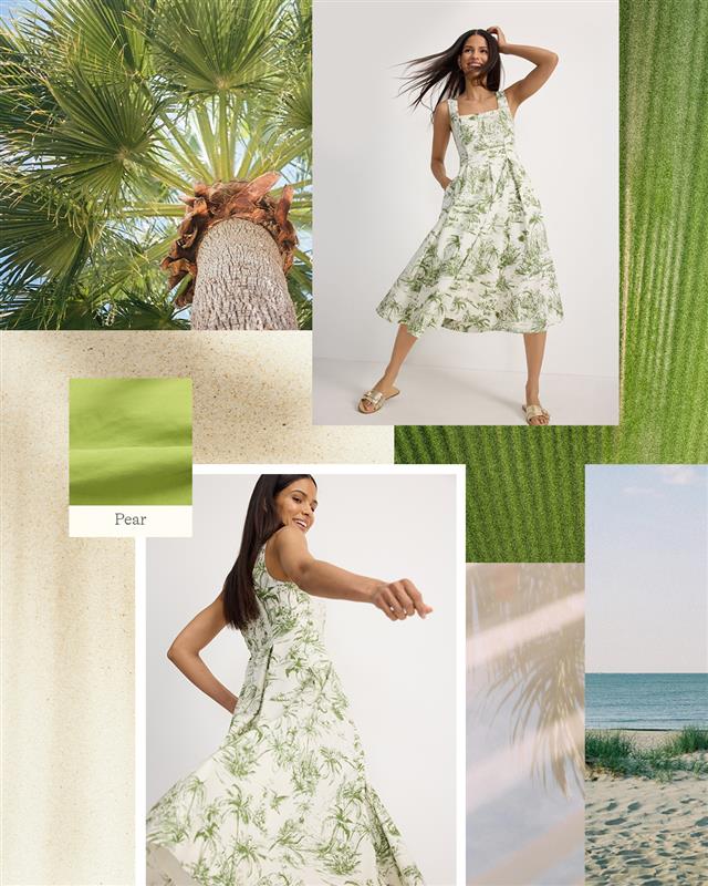 COLOR CRUSH - Summer Shades of Green 💚 Size-inclusive swim to easy, breezy dresses, these seasonal staples are ready for every plan – land or sea. Shop and stock up now! spr.ly/60144Mzfs