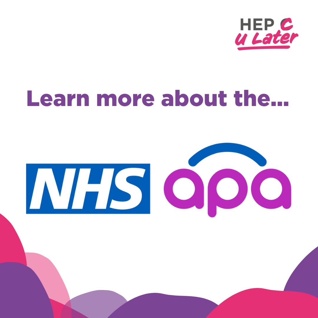 Hep C U Later (@hepc_u_later) on Twitter photo Want to learn more about the NHS Addictions Provider Alliance (<a href="/NHS_APA/">NHS Addictions Provider Alliance</a>)? We now have a dedicated section on our website that explains their work, along with links to their campaigns, resources, and strategies.
Check it out here: orlo.uk/QOc4n #HepCULater Want to learn more about the NHS Addictions Provider Alliance (<a href="/NHS_APA/">NHS Addictions Provider Alliance</a>)? We now have a dedicated section on our website that explains their work, along with links to their campaigns, resources, and strategies.
Check it out here: orlo.uk/QOc4n #HepCULater