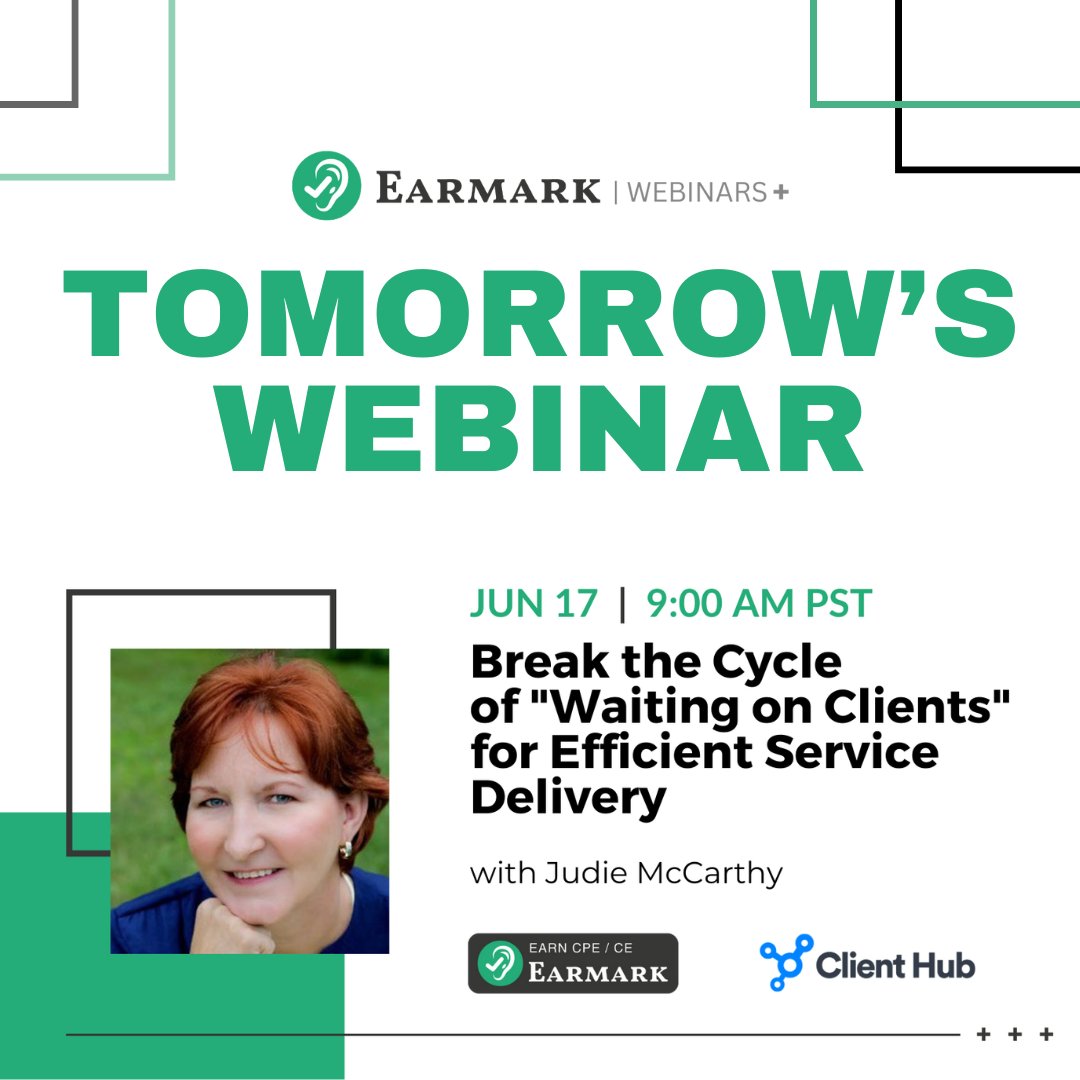 Tomorrow: Break the Cycle of "Waiting on Clients" for Efficient Service Delivery

June 17, 2025 9:00 AM PT

📆 RSVP HERE: streamyard.com/watch/c2EsXgYF…