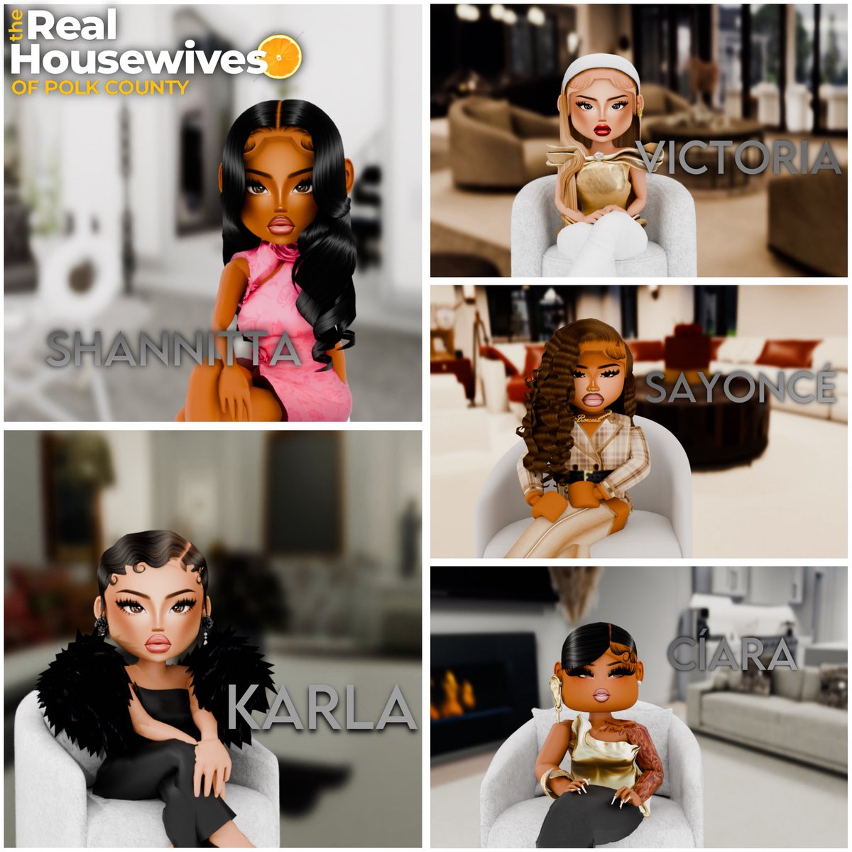 apollonetwork_'s tweet photo. The Confessional looks for Season 1 of #RHOPC🍊 are in! https://t.co/FUogEwcPyp