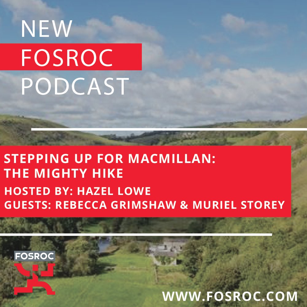 Fosroc UK (@fosrocuk) on Twitter photo 🎧 New Podcast Drop: Stepping up for Macmillan: The Mighty Hike
On 19th July 2025, Christine, Ria, Helen & Muriel from our office — plus 3 friends/family — are taking on a half marathon hike through the Peak District to support <a href="/macmillancancer/">Macmillan Cancer Support</a> 💚
But that's not all!
We’re also 🎧 New Podcast Drop: Stepping up for Macmillan: The Mighty Hike
On 19th July 2025, Christine, Ria, Helen & Muriel from our office — plus 3 friends/family — are taking on a half marathon hike through the Peak District to support <a href="/macmillancancer/">Macmillan Cancer Support</a> 💚
But that's not all!
We’re also