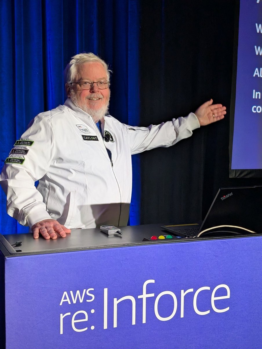 AWS re:Inforce is kicking off with Brian Tarbox talking about security essentials for Bedrock Agent development! Join us in the Terrace Ballroom Content Hub!

#aws #awsreinforce #awscommunity