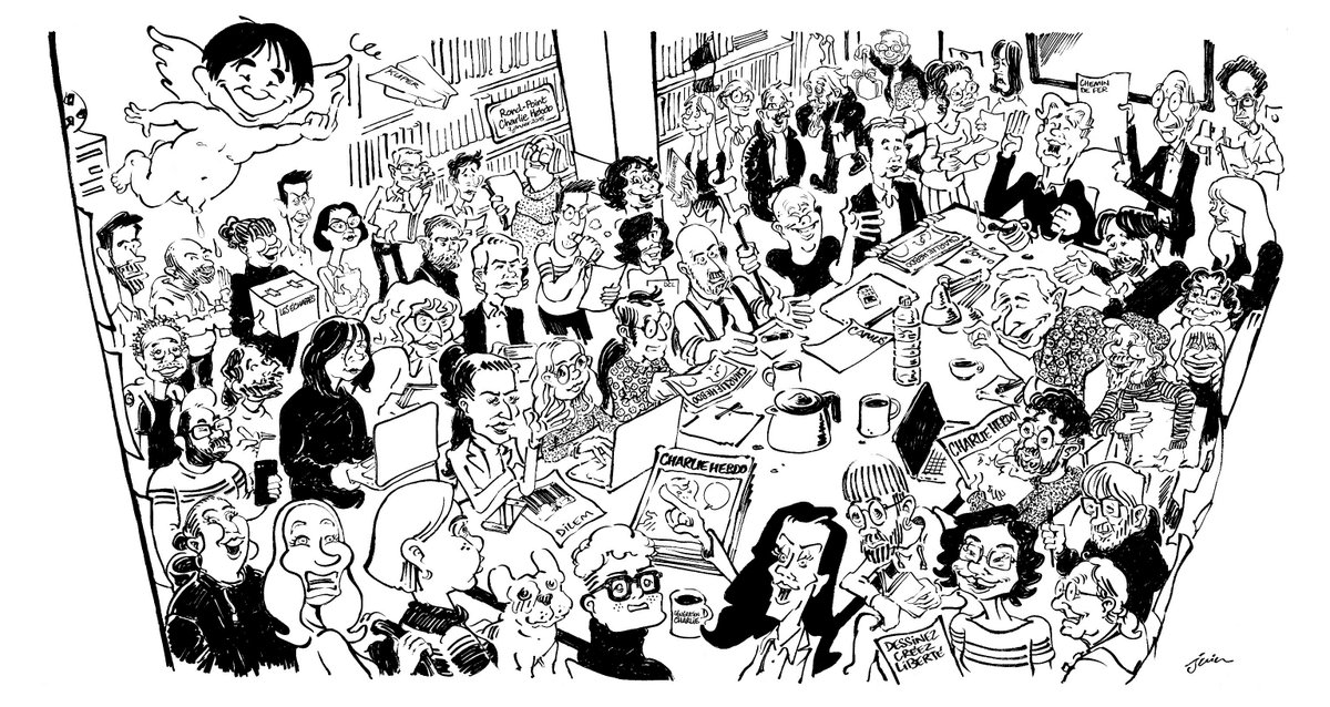 webscam's tweet image. 🏆 #Prix | Le prix Jean-Marie Drot 2025 est attribué à la rédaction de @Charlie_Hebdo_
Dix ans ont passé et le canard est toujours vivant. La Scam salue leur engagement irréductible en faveur de la liberté d’expression, de #création et d’#information.
👉 scam.fr/actualites-res…