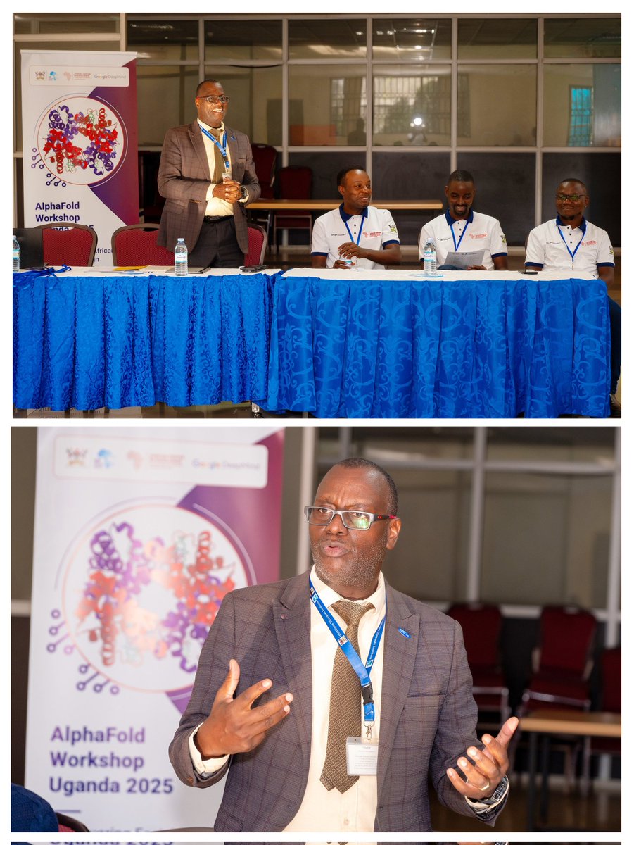 AceUganda's tweet image. ✨Day 1 of the #AlphaFoldWorkshopUG2025 !

@AceUganda is excited to host #EastAfrican researchers for a week long training in the use of #AlphaFold at @Makerere.

Great thanks to @IDIMakerere and @GoogleDeepMind for the support.

#AlphaFoldWorkshopUG2025