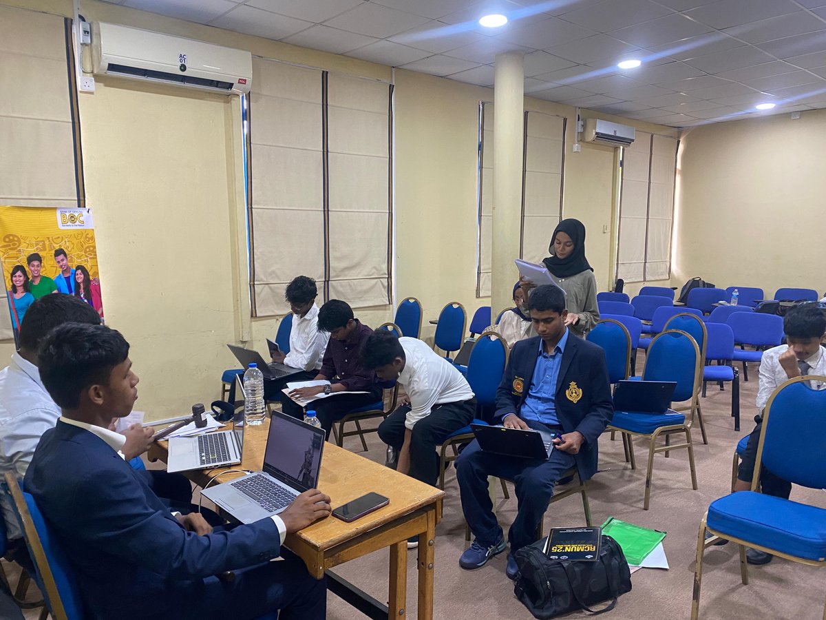 slmun2025's tweet photo. 🚨 SLMUN 2025’s First Ever Endorsed Conference! 🚨
We are thrilled to announce that the Royal College Model United Nations Conference, organized by the English Literary Union of Royal College, was successfully held on the 14th and 15th of June at Royal College, Colombo! https://t.co/R0RZbOy541