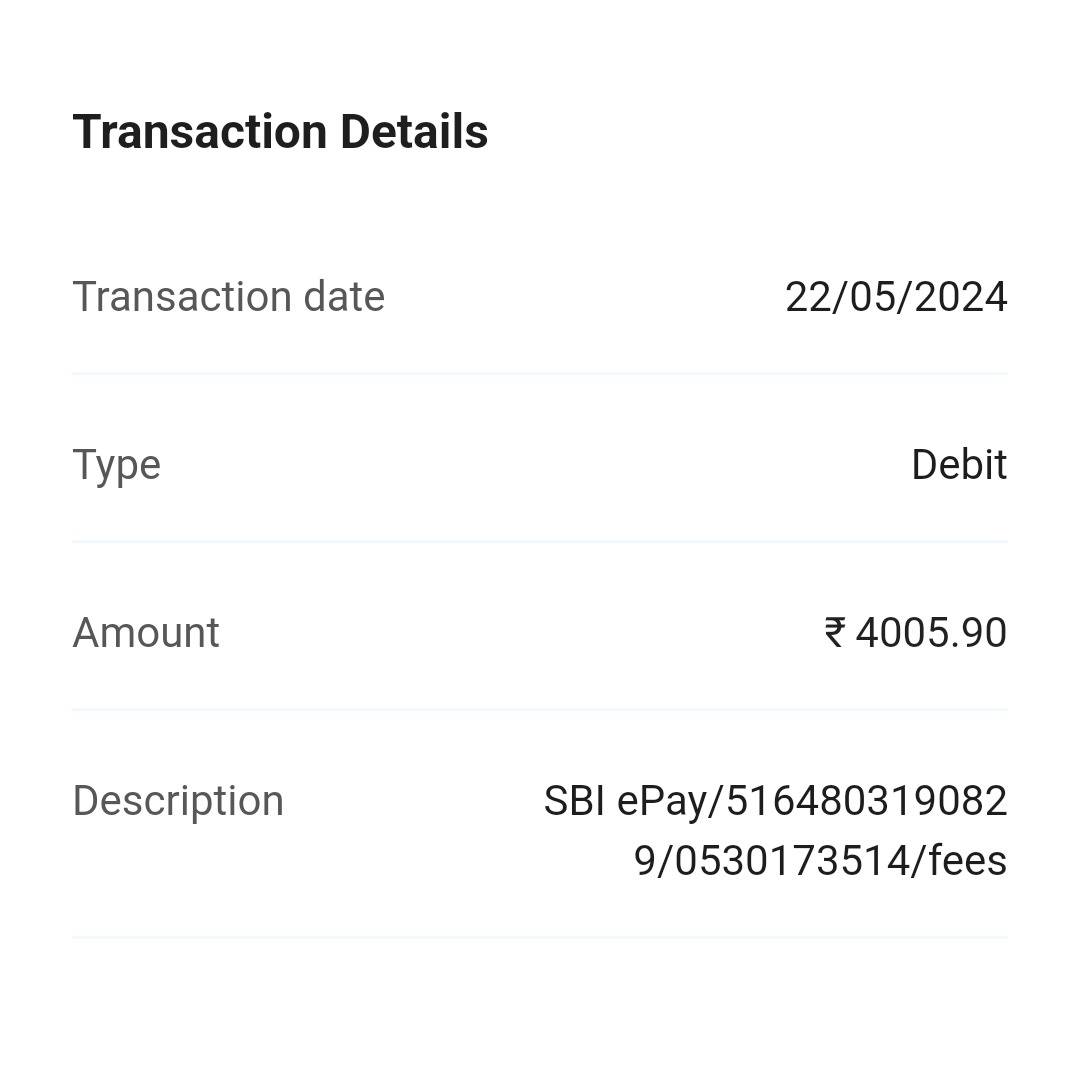 Aniket37191689's tweet photo. Dear, @aktu  I payed my exam fee 2 times but till now it has been 1 year I didn't get my refund Please help 
Name - Aniket Pandey 
Roll no - 2202151539003
Sem - 8 
Bank name - Punjab National Bank 
Account no - 1883200100000971
IFSC code -PUNB0188320
@AKTU_Lucknow @UPGovt https://t.co/ZMTXakRREX