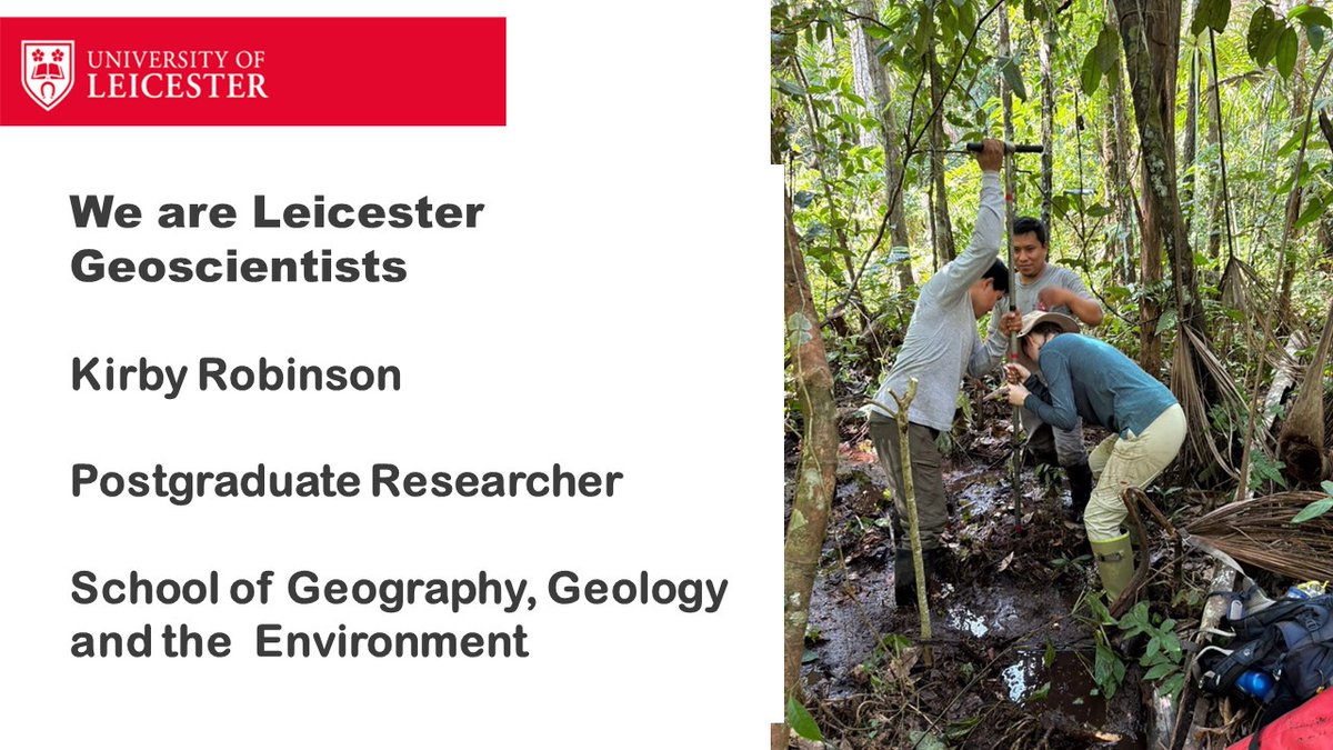 Geology at Leicester (@geologyleics) on Twitter photo Kirby Robinson’s research <a href="/uniofleicester/">University of Leicester</a> focuses on the Congo peatlands - one of the planet’s most carbon-rich ecosystems. By studying how tropical peat forms, degrades, and responds to environmental change, Kirby is helping reveal and protect its long-term stability. Kirby Robinson’s research <a href="/uniofleicester/">University of Leicester</a> focuses on the Congo peatlands - one of the planet’s most carbon-rich ecosystems. By studying how tropical peat forms, degrades, and responds to environmental change, Kirby is helping reveal and protect its long-term stability.