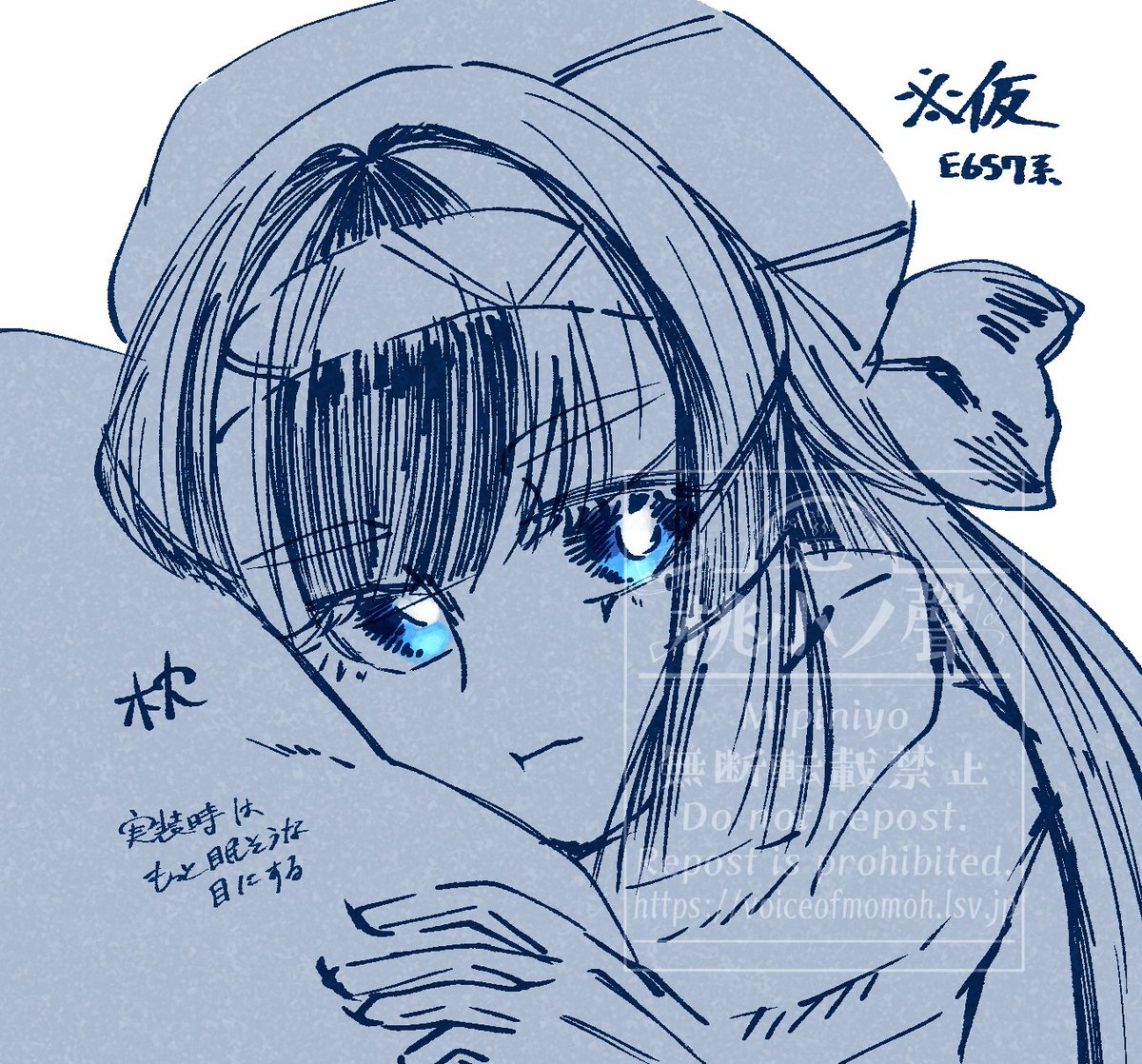 Mipiniyo's tweet photo. 【創作擬人化_鉄道】
青い子(仮)
#ハコビヤメモリーズ https://t.co/c4mVmR5vf3