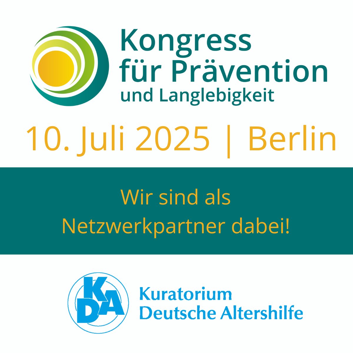 Kuratorium Deutsche Altershilfe KDA (@kda_de) on Twitter photo 💪. #Prävention - klar! Und wie? Dazu gibt es geballte Kompetenz aus vielen Bereichen beim 1. #Präventionskongress der Gesundheitsstadt Berlin:
„Glory in Prevention: Wie wir länger und gesünder leben“, 10. Juli, Estrel Berlin
<a href="/gst_berlin/">Gesundheitsstadt Berlin</a> Infos + Anmeldung t1p.de/9ixto 💪. #Prävention - klar! Und wie? Dazu gibt es geballte Kompetenz aus vielen Bereichen beim 1. #Präventionskongress der Gesundheitsstadt Berlin:
„Glory in Prevention: Wie wir länger und gesünder leben“, 10. Juli, Estrel Berlin
<a href="/gst_berlin/">Gesundheitsstadt Berlin</a> Infos + Anmeldung t1p.de/9ixto