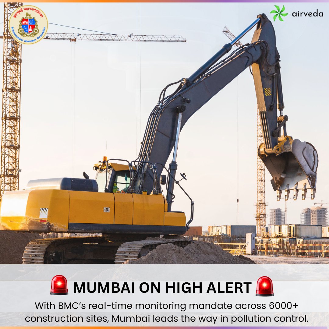 Construction dust is often invisible—but its impact isn’t.
With BMC mandating real-time monitoring at 6000+ sites, no pollution goes untracked.
Airveda’s BMC-approved monitors deliver hyperlocal data for smart, swift action.
#EnvironmentalTech #PMMonitoring #AirvedaInAction #BMC
