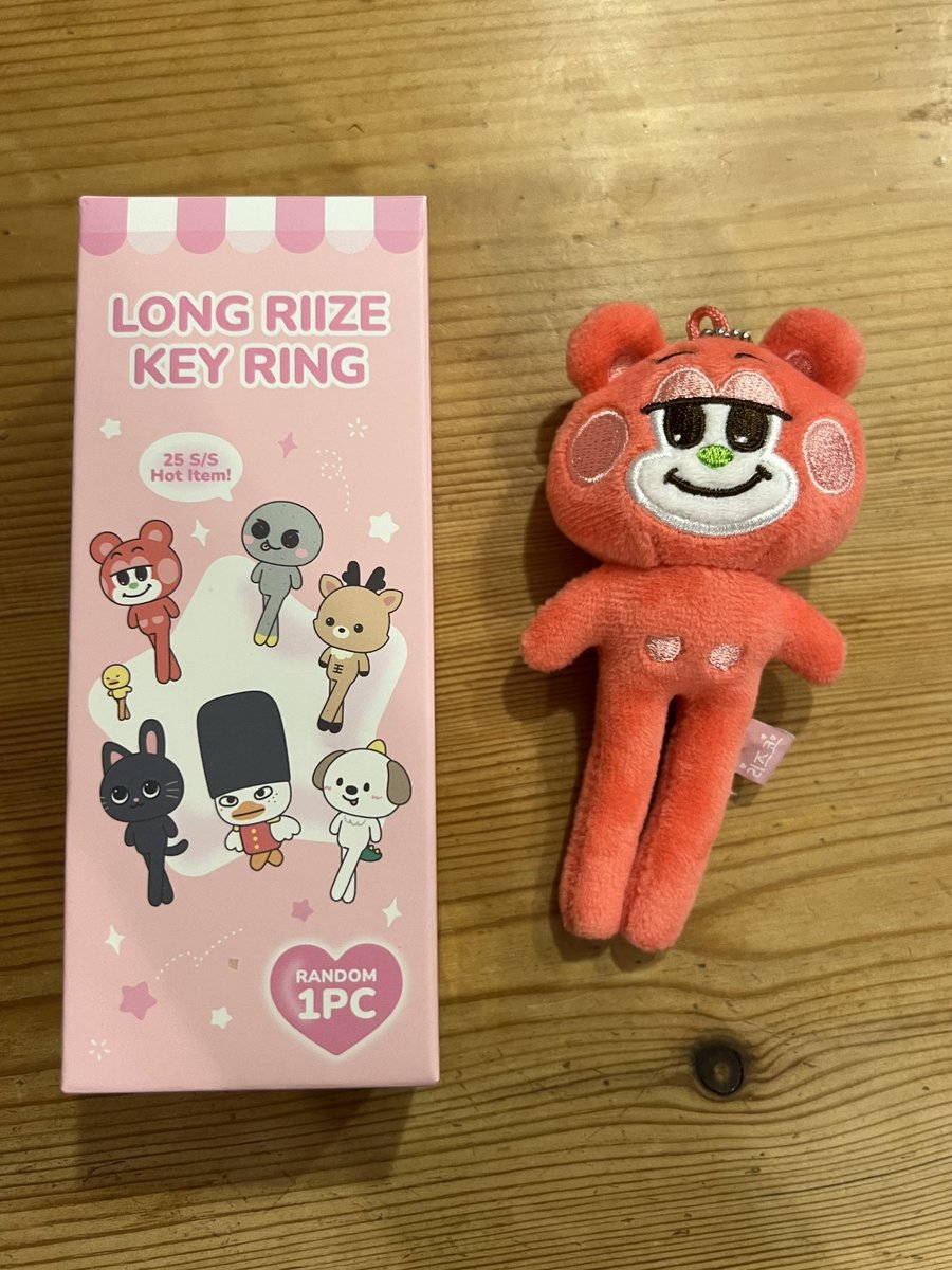 RIIZE PARK WE LITTLE RIIZE POPUP MD LONG RIIZE KEY RING 脚長