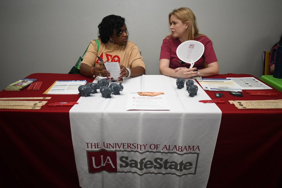Did you know that UA Safe State participates in outreach events?

Just last month we were invited by the Rural Alabama Prevention Center  to be part of the Annual Greene County Health Fair!

Check out our website to learn more about what we do! alabamasafestate.ua.edu.